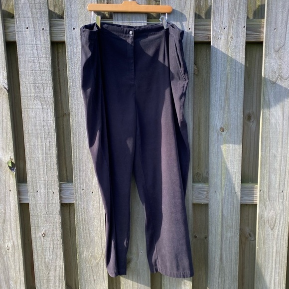 Classic Elements Pants - Classic Elements Women's size 22 Ultra Soft Black Dress Pants/Trousers